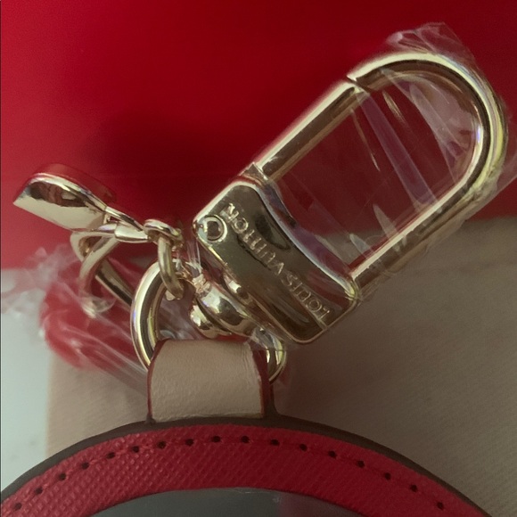 Monogram Lv mirror purse/bag charm w/Red Cherries - Picture 6 of 6
